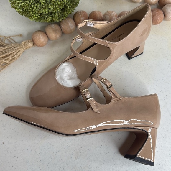ANA PALMA
Made In Spain Patent Leather Dual Strap Mary Jane Heels 10.5/Euro 41 - Picture 10 of 12